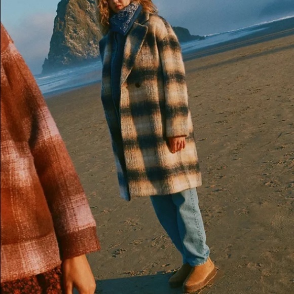 Madewell Courton Cocoon Coat in Plaid - Picture 6 of 11